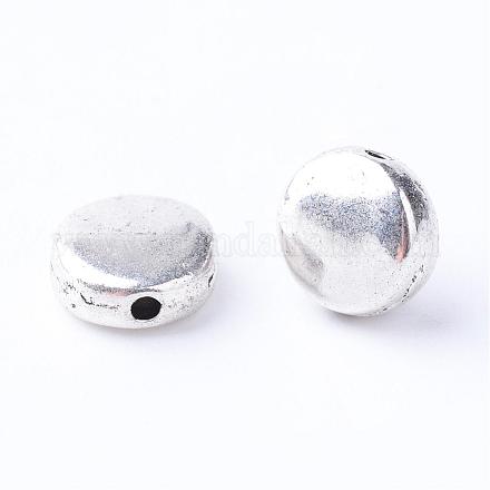 Perles en alliage de style tibétain TIBE-Q063-123AS-RS-1