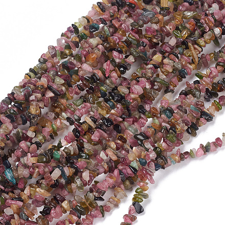 Chapelets de perles en tourmaline naturelle G-G840-01-1