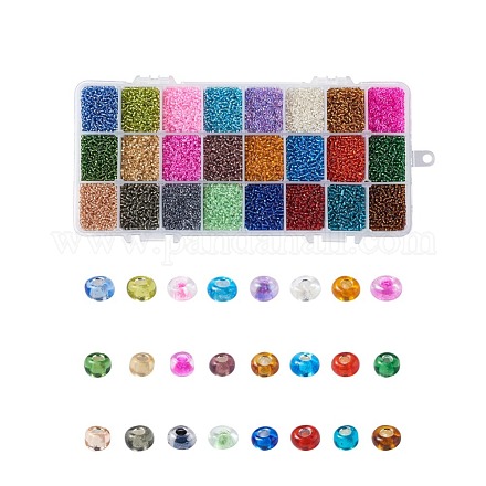12/0 Glass Seed Beads SEED-YW0001-02-2mm-1