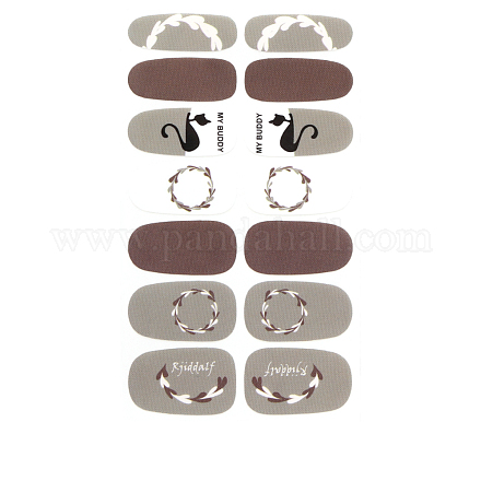Pegatinas de arte de uñas de tapa completa MRMJ-T040-085-1