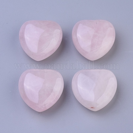 Pietra d'amore del cuore di quarzo rosa naturale G-G790-29-1