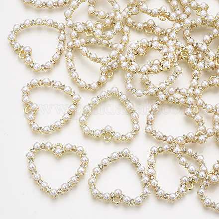 ABS Plastic Imitation Pearl Pendants X-PALLOY-T071-017-1