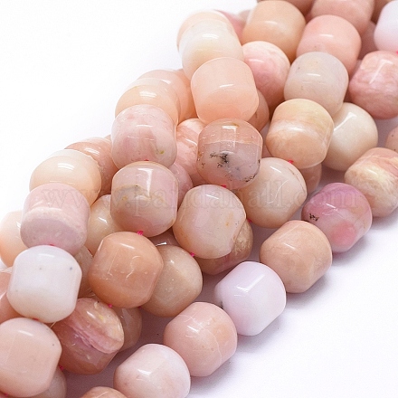 Rosa naturale perline opale fili G-D0010-15B-1