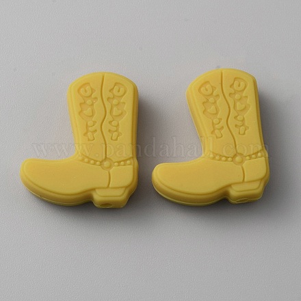 Силиконовые бусины&nbsp;SIL-WH0001-51F-1