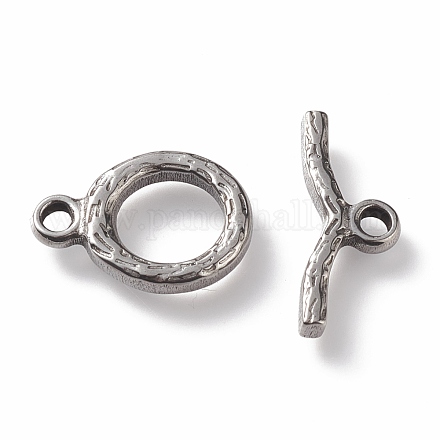 304 Stainless Steel Toggle Clasps STAS-K209-06P-1