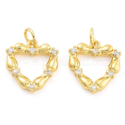 Подвески из латуни и кубического циркония KK-S371-05G-1