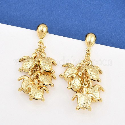 Серьги-гвоздики из нержавеющей стали 304 EJEW-P325-05D-G-1