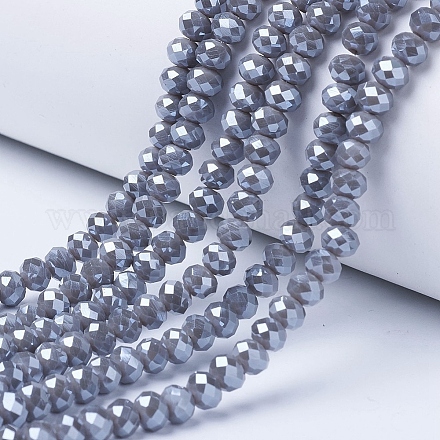 Chapelets de perles en verre électroplaqué EGLA-A034-P1mm-A15-1