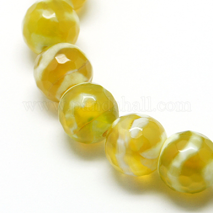 Natural Agate Beads Strands G-C161-8mm-6-1