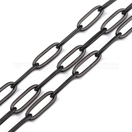 304 Stainless Steel Paperclip Chains CHS-O010-03EB-1