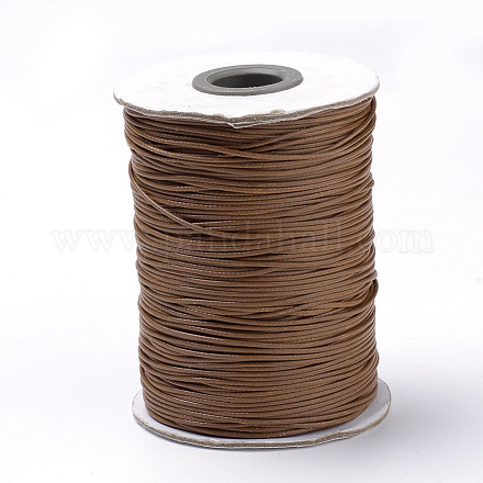 Braided Korean Waxed Polyester Cords YC-T002-1.0mm-125-1