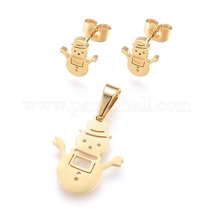 Kits de bijoux en 304 acier inoxydable SJEW-H147-38G-1