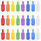 30Pcs Nylon Hook and Loop Cable Labels, Writable Cable Wraps, Mixed Color, 56x19x3mm