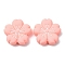Silicone Beads, Focal Beads, Sakura Flower, Pearl Pink, 28x29.5x8.5mm, Hole: 2mm