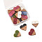 Resin & Wood Pendants, Heart, Mixed Color, 24x25x3.5~4mm, Hole: 2mm, 24pcs/box