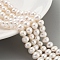 Natural Cultured Freshwater Pearl Beads Strands, Potato, Old Lace, 6~7mm, Hole: 0.6mm, about 29pcs/strand, 6.69 inch(17cm)