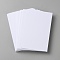 DIY Paper Blank Card, Rectangle, White, 146x96x0.3mm