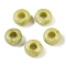 Natural Chinese Southern Jade European Beads, Large Hole Beads, Rondelle, 14x7~8mm, Hole: 6mm
