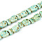 Spray Painted Synthetic Turquoise Beads Strands, Fish, Aquamarine, 19~20x11x6mm, Hole: 1.2~1.4mm, about 20pcs/strand, 14.96~15.16''(38~38.5cm)