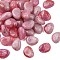 Opaque Acrylic Beads, Nuggets, Cerise, 17~18x13~13.5x8~8.5mm, Hole: 1.4mm, 393pcs/500g