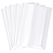 10Pcs Plastic Book Covers, Rectangle, Clear, 380x268x0.1~0.2mm