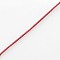 Elastic Round Jewelry Beading Cords Nylon Threads, Dark Red, 1.2mm, about 100yards/roll(300 feet/roll)