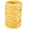 Kraft Paper Cords, Paper Twine, for Craft, Yellow, 5x2mm