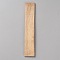 Wood Blank Bookmarks for DIY Engraved Craft, Rectangle, Navajo White, 150x25~27x2.5~3mm