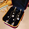 Imitation Pearl Tassel Dangle Earrings, Mixed Shape