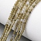 Natural Labradorite Beads Strands, Round, 2~2.5mm, Hole: 0.5mm, about 89~91pcs/strand, 8.07''(20.5cm)