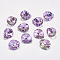 Faceted K9 Glass Rhinestone Charms, Imitation Austrian Crystal, Drop, Vitrail Light, 16x9x5.5mm, Hole: 1.4mm