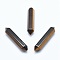 Natural Tiger Eye No Hole Healing Stones, Reiki Energy Balancing Meditation Therapy Wand, Faceted, Double Terminated Points, 51~55x10.5~11x9.5~10mm