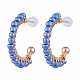 Brass Stud Earring EJEW-JE04179-03-3