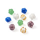Craftdady 40pcs 5 couleurs perles de chalumeau faites à la main LAMP-CD0001-15-2