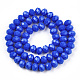Chapelets de perles en verre opaque de couleur unie EGLA-A034-P3mm-D32-2