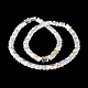 Electroplate Glass Beads Strands EGLA-H103-01M-4