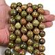 Природные Unakite бисер нитей G-C249-A174-16mm-1