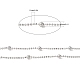 Гальванических латунные шаровые цепи CHC-L019-01S-2