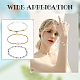 Arricraft 3 шт. 3 стильные браслеты с четками с подвеской Девы Марии BJEW-AR0001-04-6