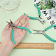 SUNNYCLUE 3pcs Mini jewellery Pliers Tool Set 3inch Professional Precision Pliers for DIY jewellery Making - Side Cutting Pliers PT-SC0001-61-3