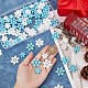SUNNYCLUE 80Pcs 4 Styles Christmas Theme Opaque Resin Cabochons CRES-SC0002-58-3