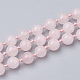 Colliers à plusieurs rangs de perles de quartz rose naturel NJEW-S408-12-2