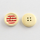 4 отверстия печатных деревянные кнопки X-BUTT-R032-072-2