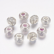 Perles européennes rondes avec grand trou en résine RPDL-J005-11-1