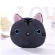 Cute Cat Velvet Zipper Wallets with Tag Chain ANIM-PW0002-26C-1