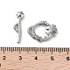 Застежки-тоглы из нержавеющей стали марки 304 STAS-A092-02P-3