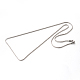 304 Stainless Steel Rope Chain Necklaces STAS-M174-008P-B-2