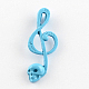 Lovely Musical Note Pendants for Necklace Making PALLOY-4665-01-LF-1