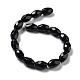 Brins de perles d'onyx noir naturel (teints et chauffés) G-P520-C06-01-3