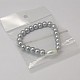 Carnival Jewelry Glass Pearl  Stretchy Bracelets BJEW-JB00642-05-3